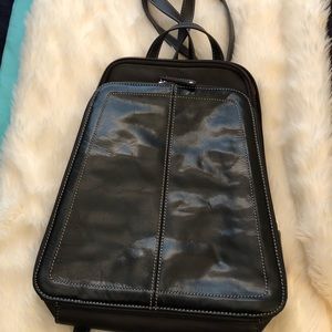 Pre-loved Leather backpack.